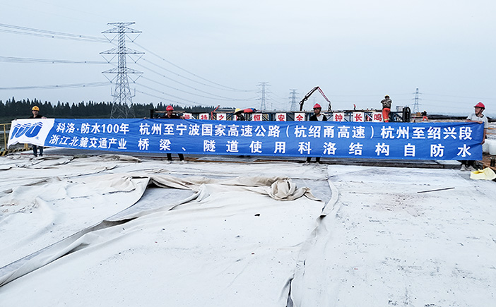 杭绍甬高速使用科洛结构自防水