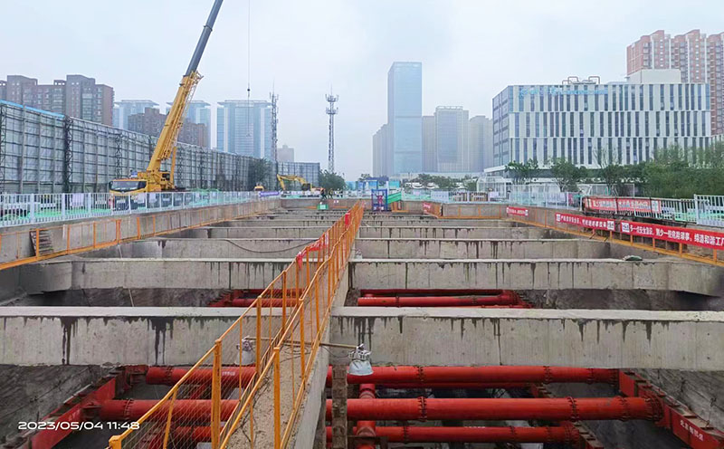西咸新区18米深污水池使用科洛自防水材料a