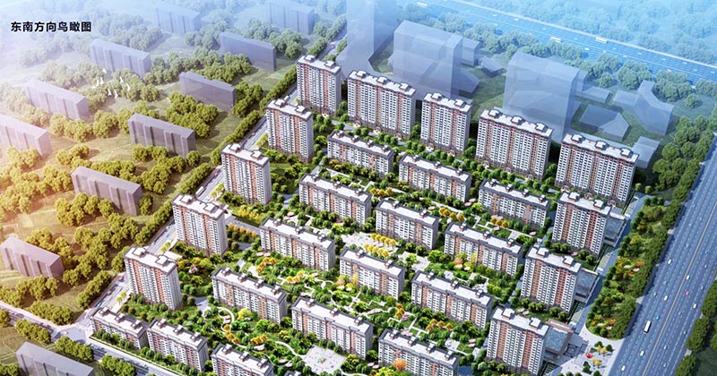 结构自防水案例-方正园