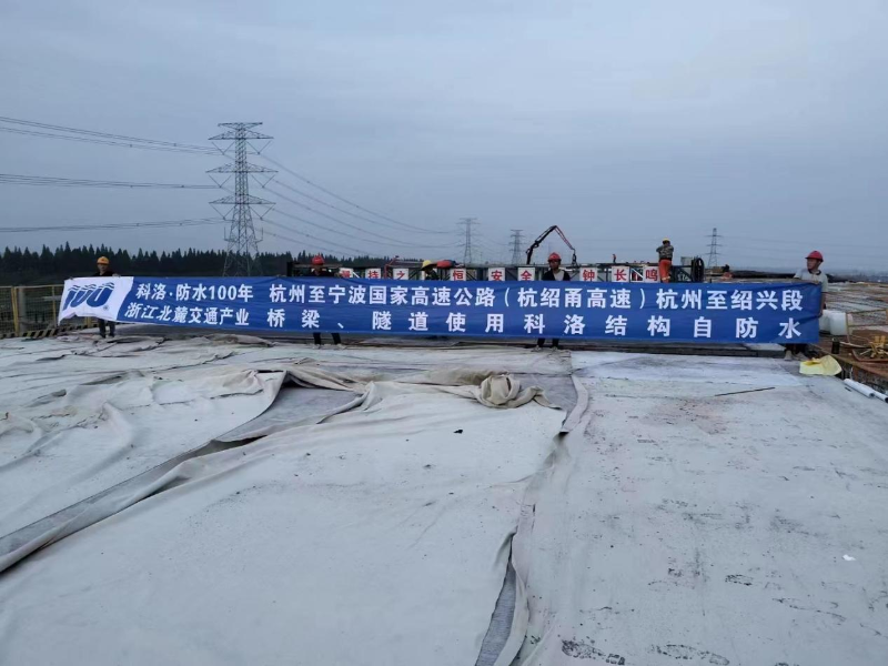 杭绍甬高速使用科洛结构自防水