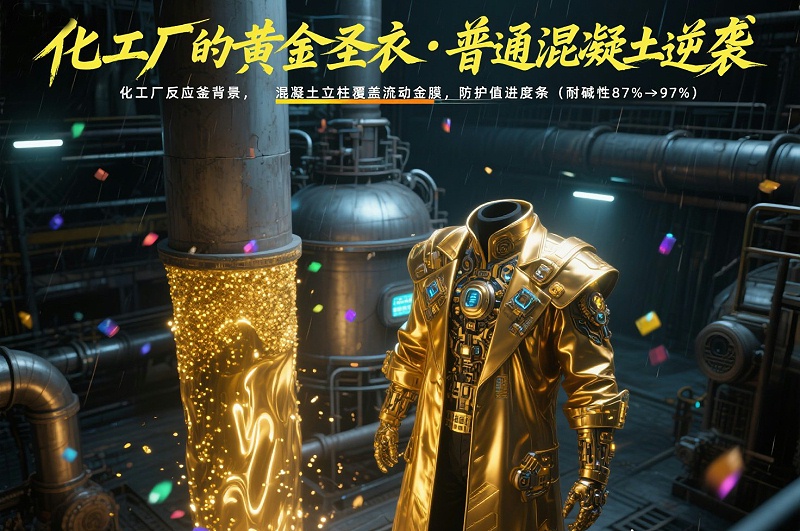 场景化守护矩阵 _化工厂的黄金圣衣 · 普通混凝土逆袭_ 化工厂反应釜背